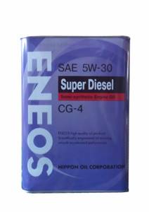 Моторное масло Eneos Super Diesel Semi-Synthetic SAE 5w30, 4л